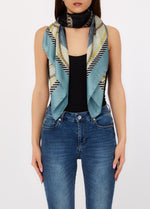Afbeelding in Gallery-weergave laden, Liu Jo LOGO - FOULARD Dusty Blue
