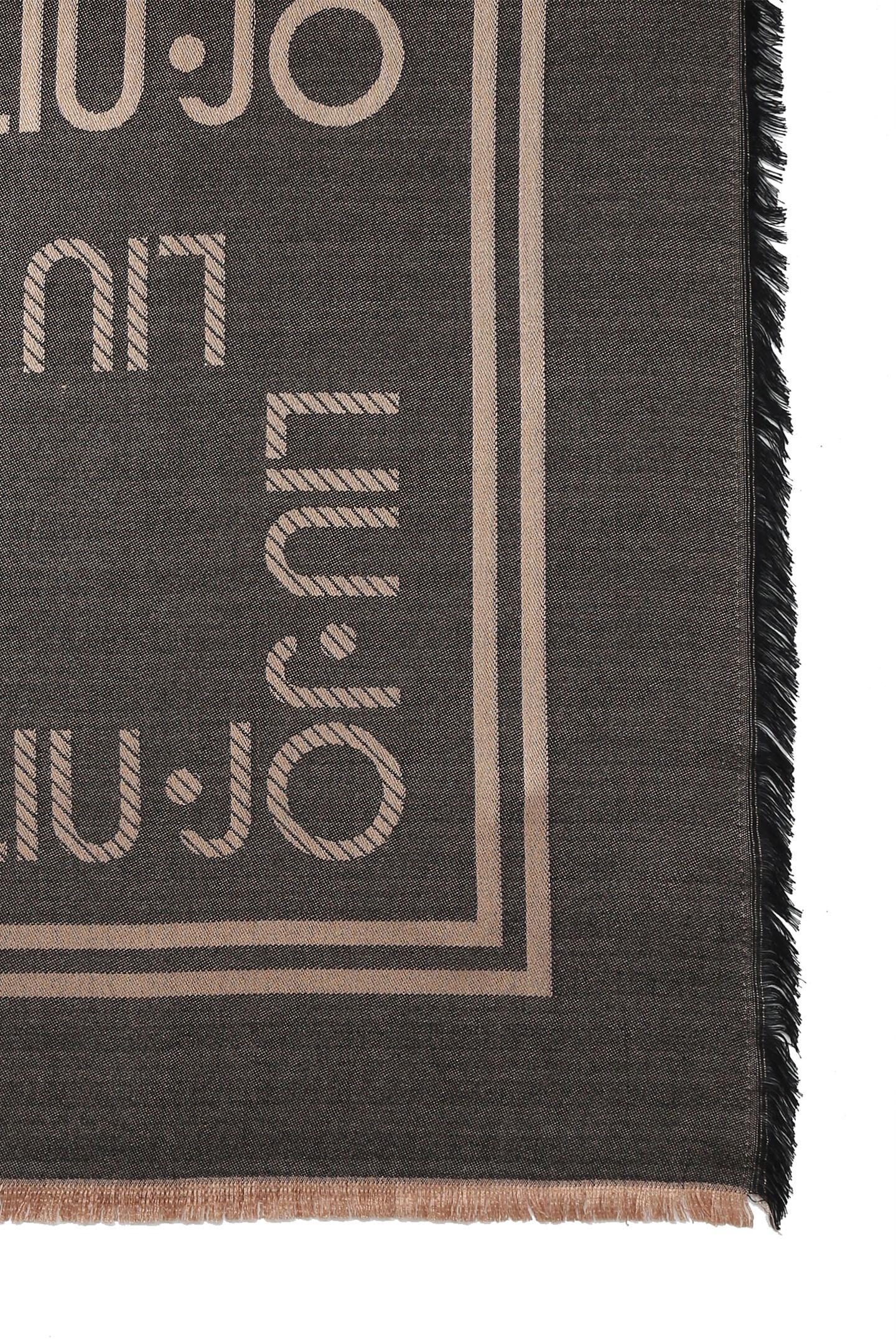 LOGO JACQUARD LIUJO - FOULARD Nero