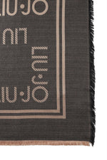 Afbeelding in Gallery-weergave laden, LOGO JACQUARD LIUJO - FOULARD Nero
