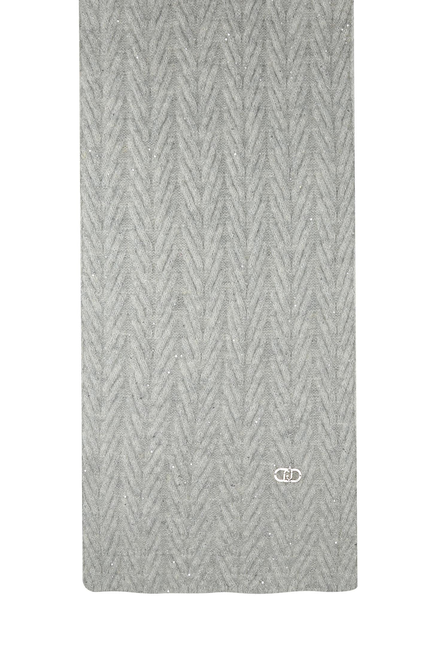 LIU JO PAILLETTES - SCARF/SHAWL   GRIGIO GHIACCIO