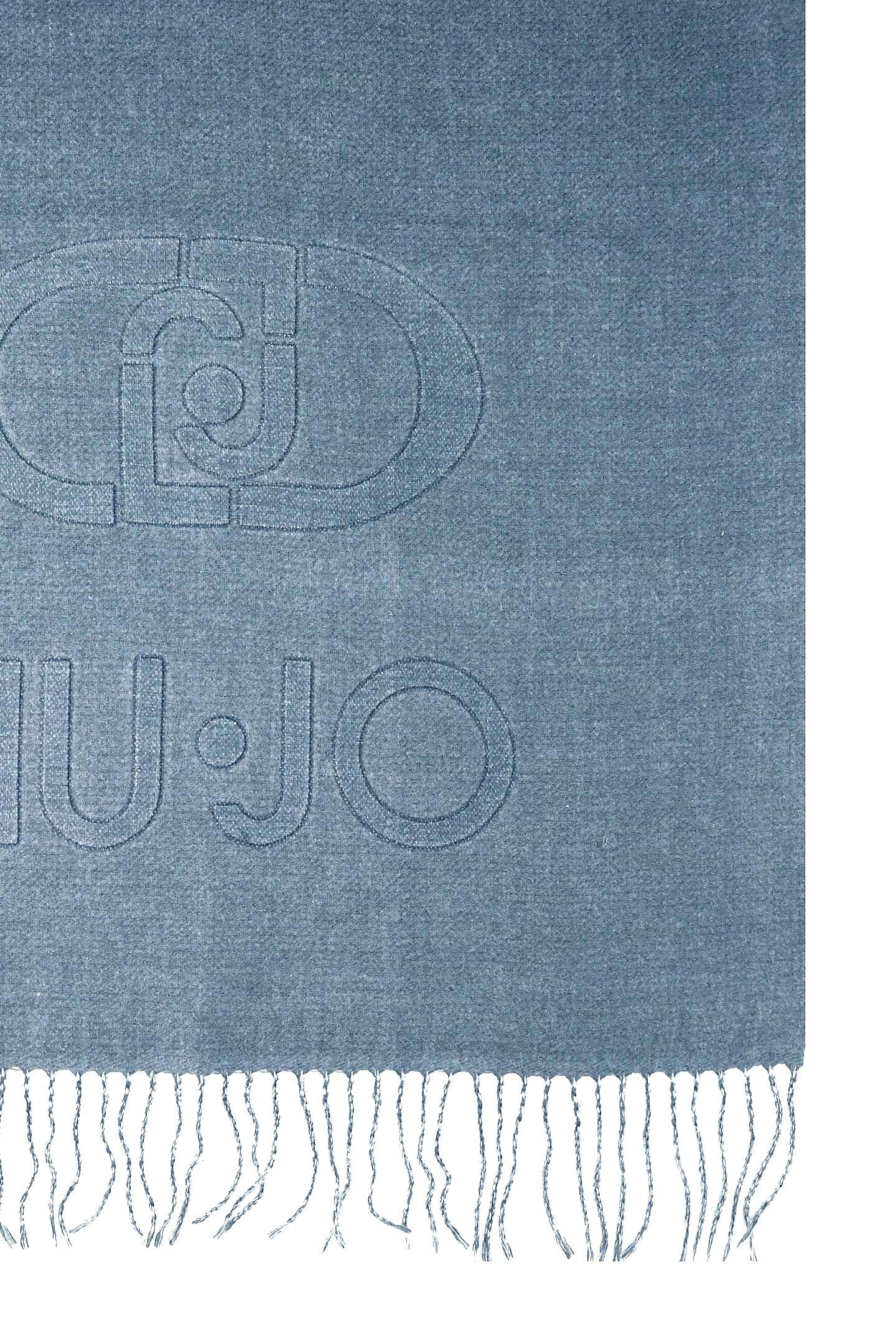 LIU JO MONOGRAM - SCARF/SHAWL   GREY CLOUD