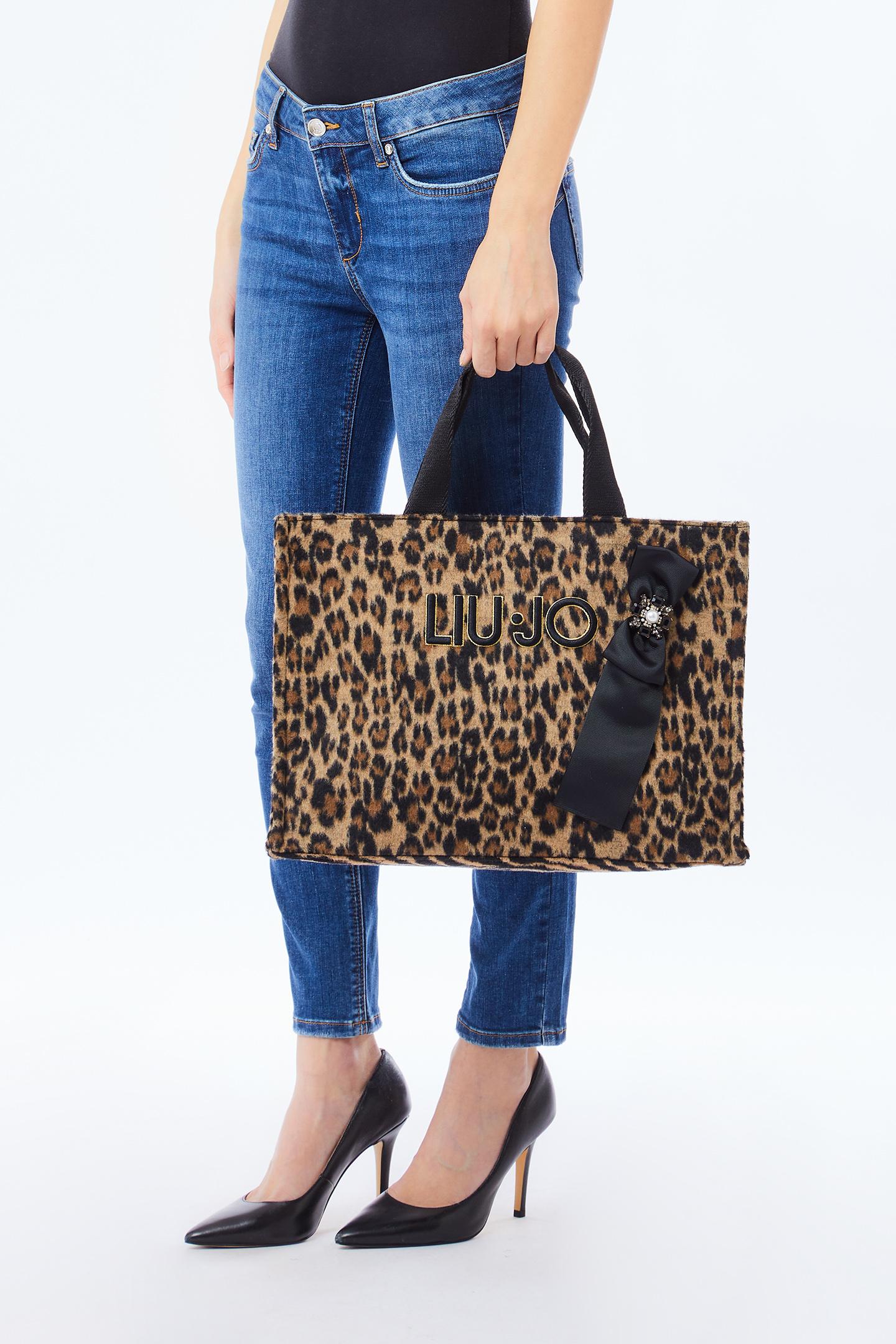 LIU JO ANIMALIER - BAG   BROWN ANIMALIER