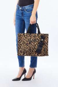 LIU JO ANIMALIER - BAG   BROWN ANIMALIER