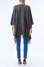 Afbeelding in Gallery-weergave laden, LIU JO LOGO - CLOACK/PONCHO  GREY CLOUD
