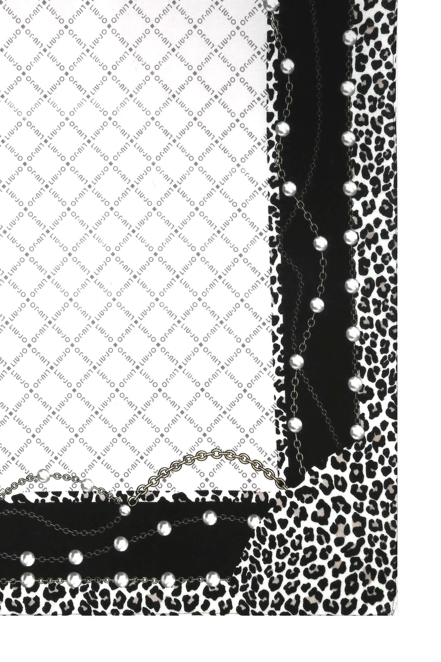 LIU JO ANIMALIER - SCARF/SHAWL   NERO