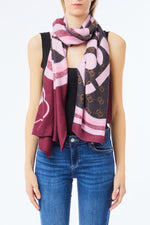 Afbeelding in Gallery-weergave laden, LIU JO LOGO - SCARF/SHAWL  RED WINE
