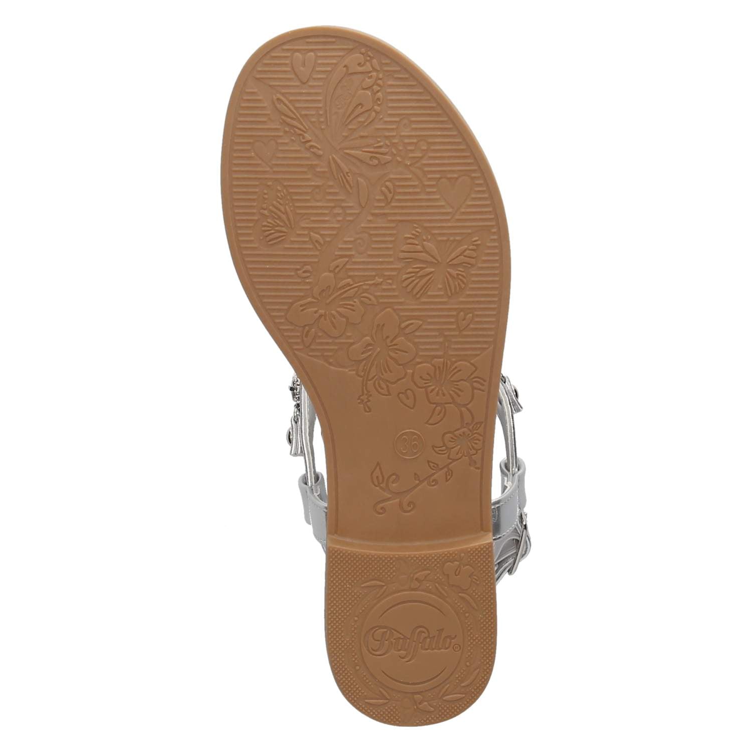 Buffalo slipper Kira ice silver