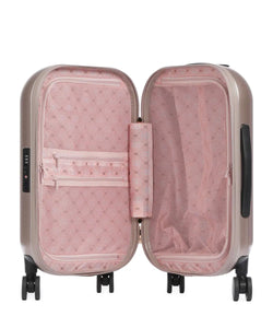 LIU JO TRAVEL - TRAVEL BAG  ROSE SMOKE METALLIZZ