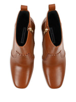 Afbeelding in Gallery-weergave laden, Karl Lagerfeld Astra Nova Ankle Whipstitch Bt Tan Leather
