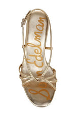Afbeelding in Gallery-weergave laden, Sam Edelman sandaal Cressa Amber Gold
