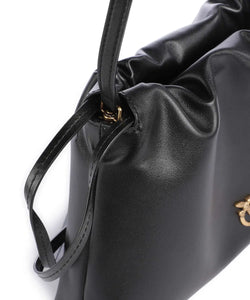 Pinko MINI CLUTCH NERO-ANTIQUE GOLD