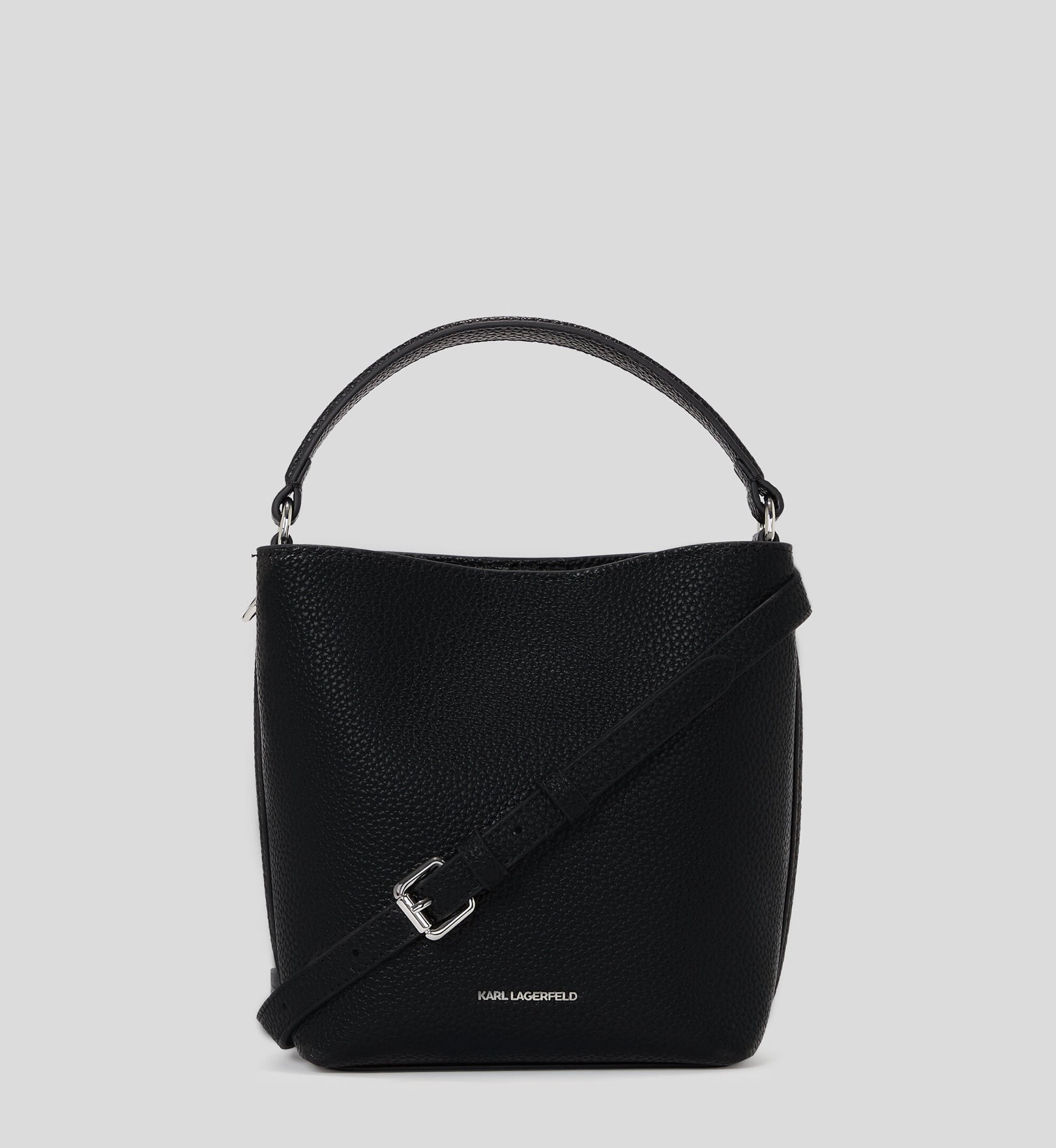 Karl Lagerfeld IKON PEBBLE BUCKET BAG