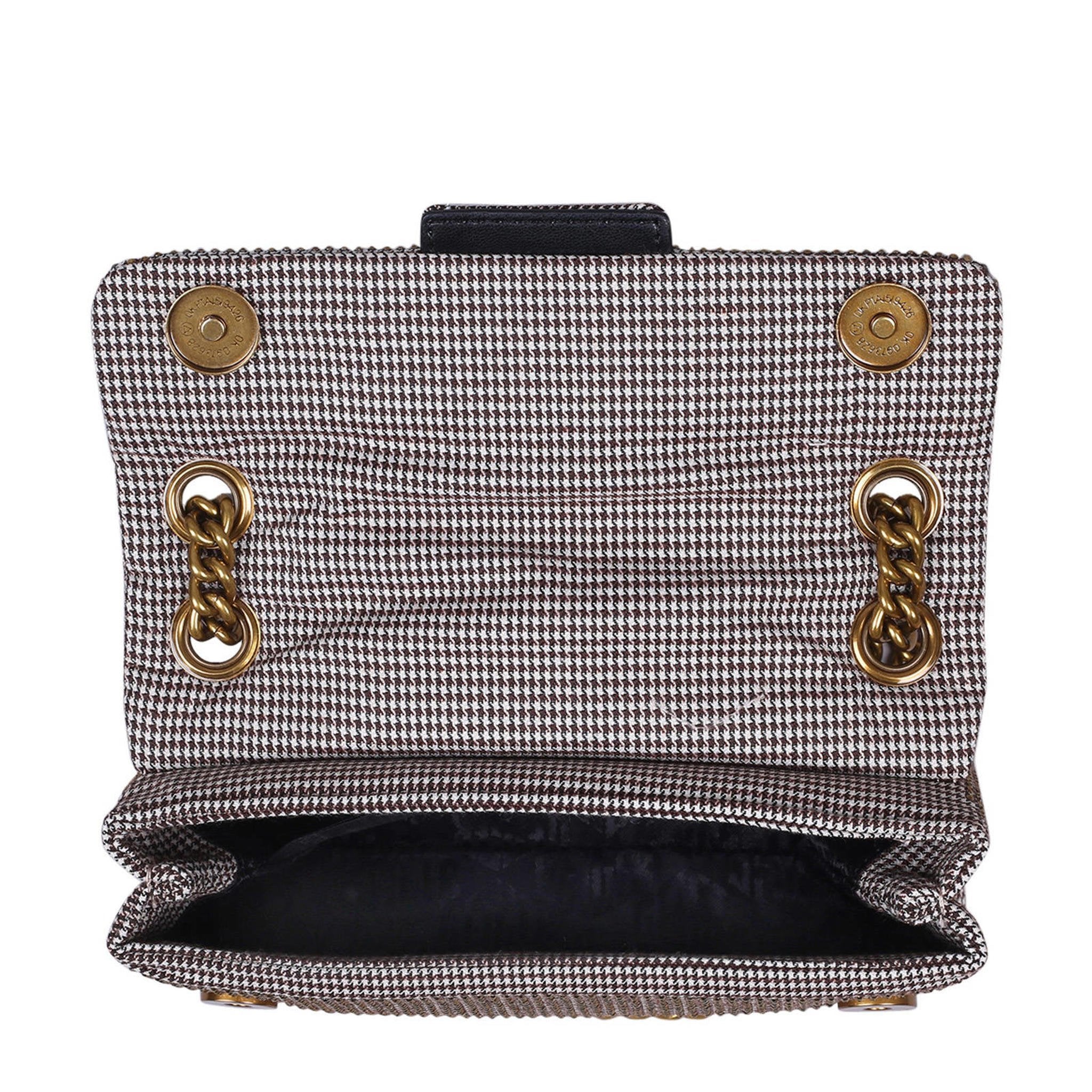 Kurt Geiger 690-FABRIC MINI KENSINGTON V-BEIGE-FABRI