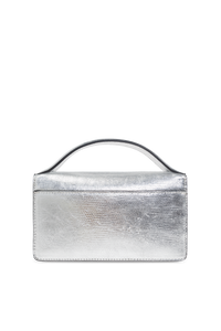 Kurt Geiger 690 SM Bond Top Handle Bag Silver Leather