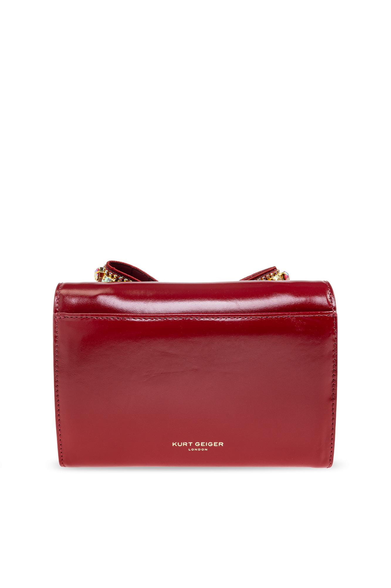 Kurt Geiger Bow Shoreditch CH Wallet Red-Patent/Leather