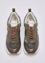 Afbeelding in Gallery-weergave laden, Liu Jo Maxi Wonder 97 Sneaker Calf Leather/Velvet England
