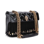 Afbeelding in Gallery-weergave laden, Kurt Geiger Kensington Fringe Bag Black-Leather/Suede
