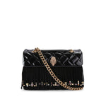 Afbeelding in Gallery-weergave laden, Kurt Geiger Kensington Fringe Bag Black-Leather/Suede
