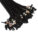 Afbeelding in Gallery-weergave laden, Kurt Geiger Tassel Beads Charm Black Suede
