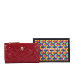 Afbeelding in Gallery-weergave laden, Kurt Geiger Kensington Bifold Wallet Red-Patent/Leather
