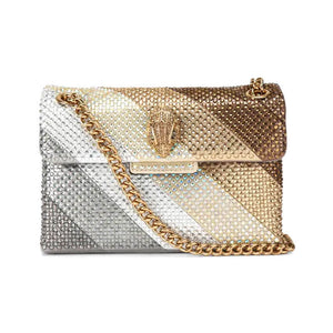 Kurt Geiger Fabric Mini Kensington L Metal Comb-Fabric
