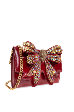 Kurt Geiger Bow Shoreditch CH Wallet Red-Patent/Leather
