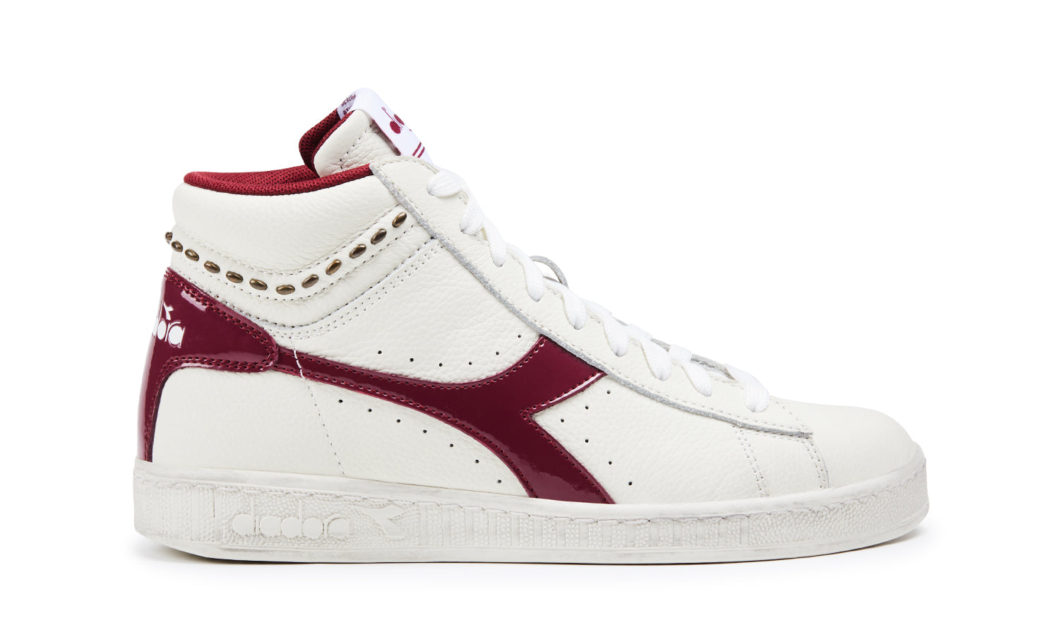 Diadora Game L High Waxed Studs WN Pomegranate