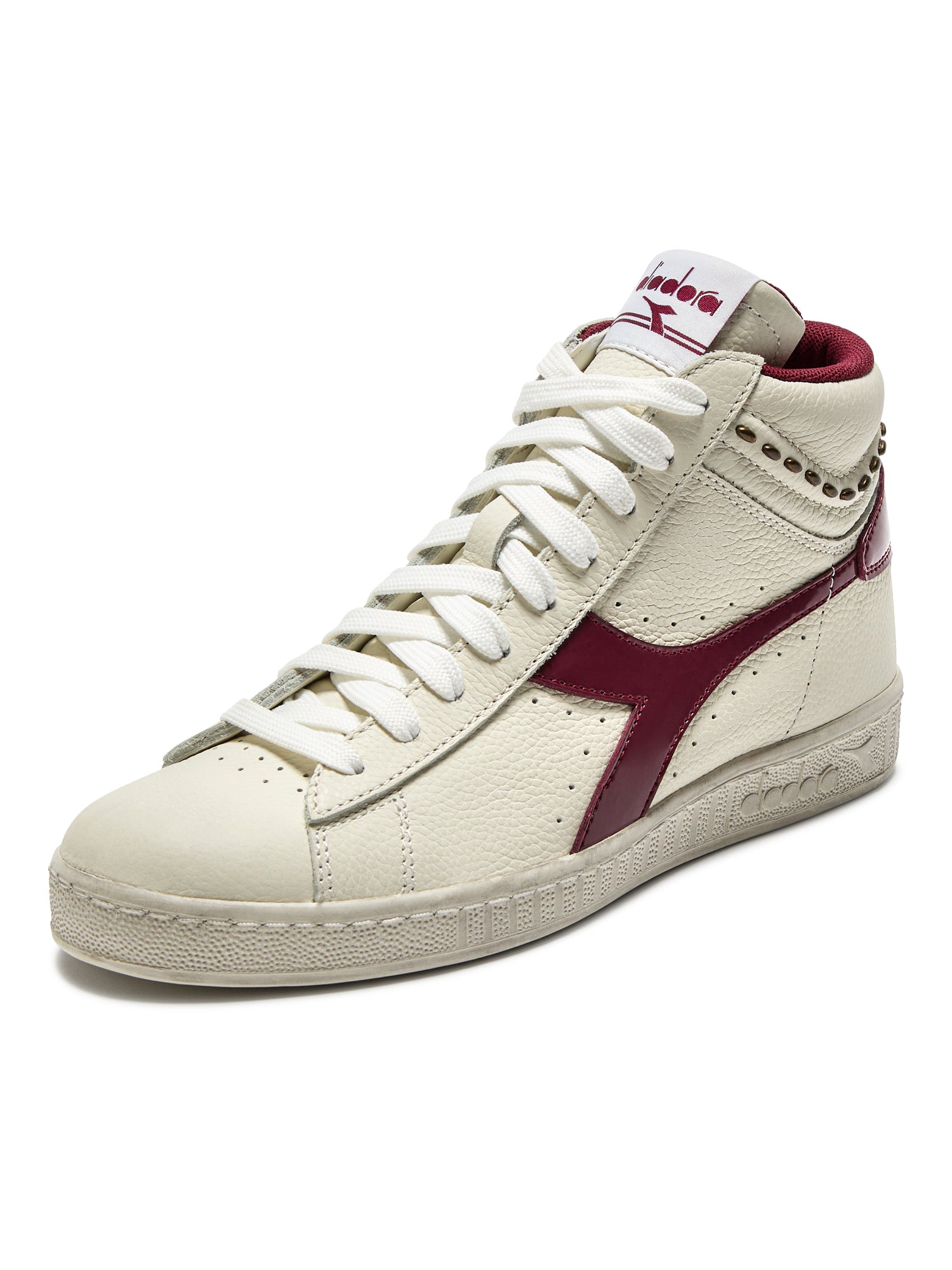Diadora Game L High Waxed Studs WN Pomegranate
