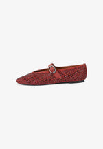 Afbeelding in Gallery-weergave laden, Kurt Geiger Mayfair Ballet Flat Wine Suede
