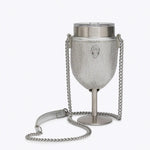 Afbeelding in Gallery-weergave laden, Kurt Geiger Kensington Wine Glass XB Silver Fabric
