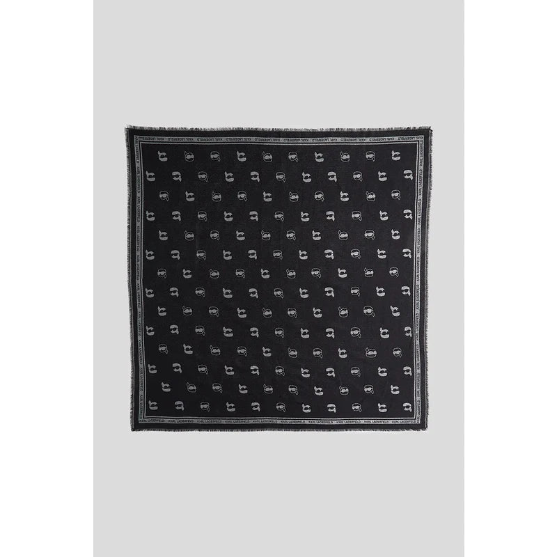 Karl Lagerfeld IKON JKRD LUR SCARF Black