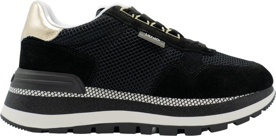 Liu Jo sneaker AMAZING 10 - SNEAKER COW SUEDE/MESH BLACK