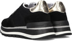 Afbeelding in Gallery-weergave laden, Liu Jo sneaker AMAZING 10 - SNEAKER COW SUEDE/MESH BLACK
