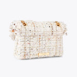 Afbeelding in Gallery-weergave laden, Kurt Geiger Tweed Mini Kensington Bone/Comb Fabric Other
