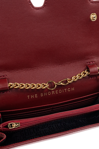 Kurt Geiger Bow Shoreditch CH Wallet Red-Patent/Leather