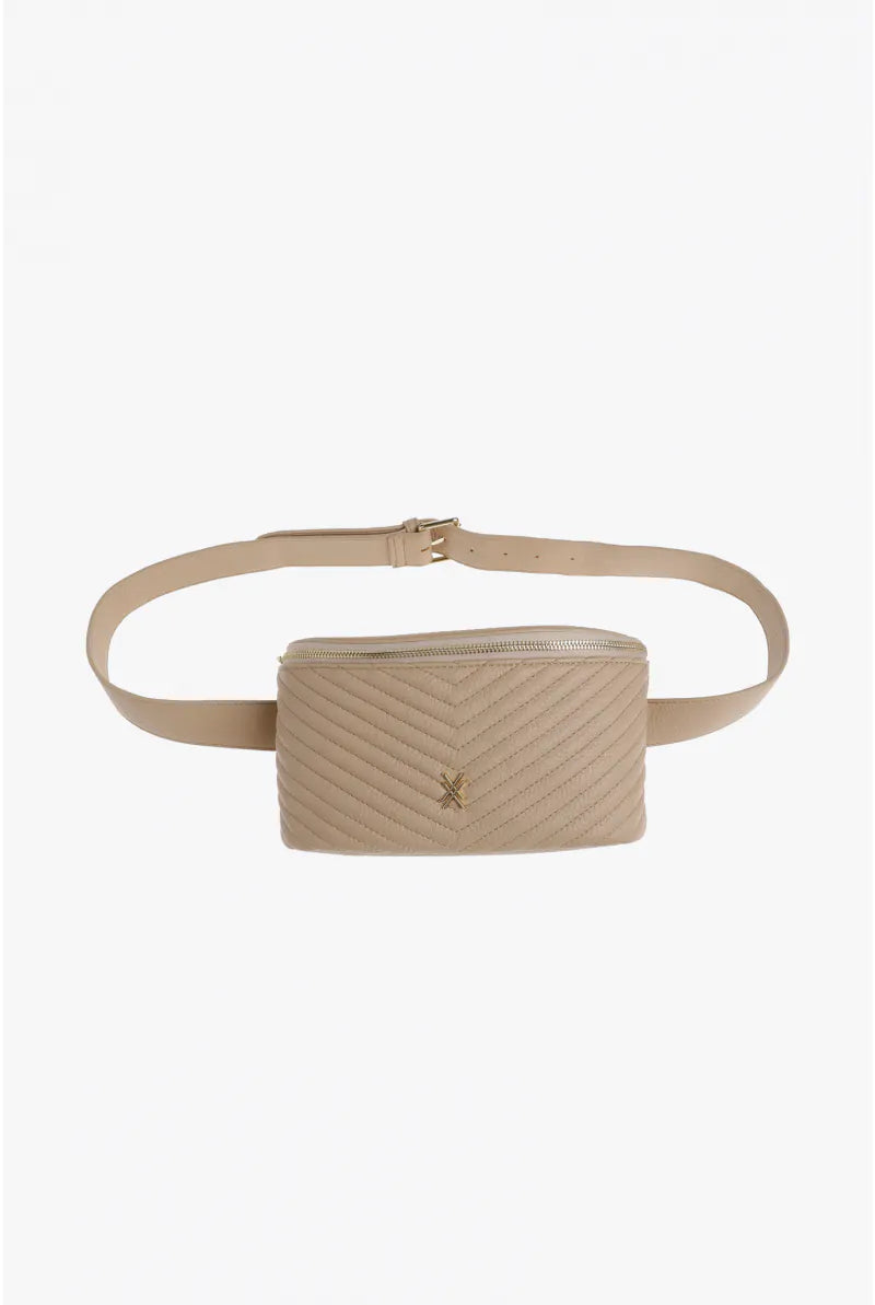 Xandres Handtas Beltbag Sapphire Cappucino