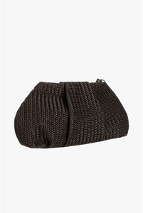 Xandres Handtas Clutch Diamond Dark Chocolate