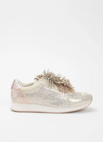 Afbeelding in Gallery-weergave laden, Kurt Geiger Islington Pom Pom Pump Metal Comb Suede
