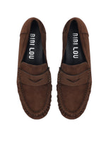 Afbeelding in Gallery-weergave laden, Bibi Lou Loafer Kid Suede Surtido Marron
