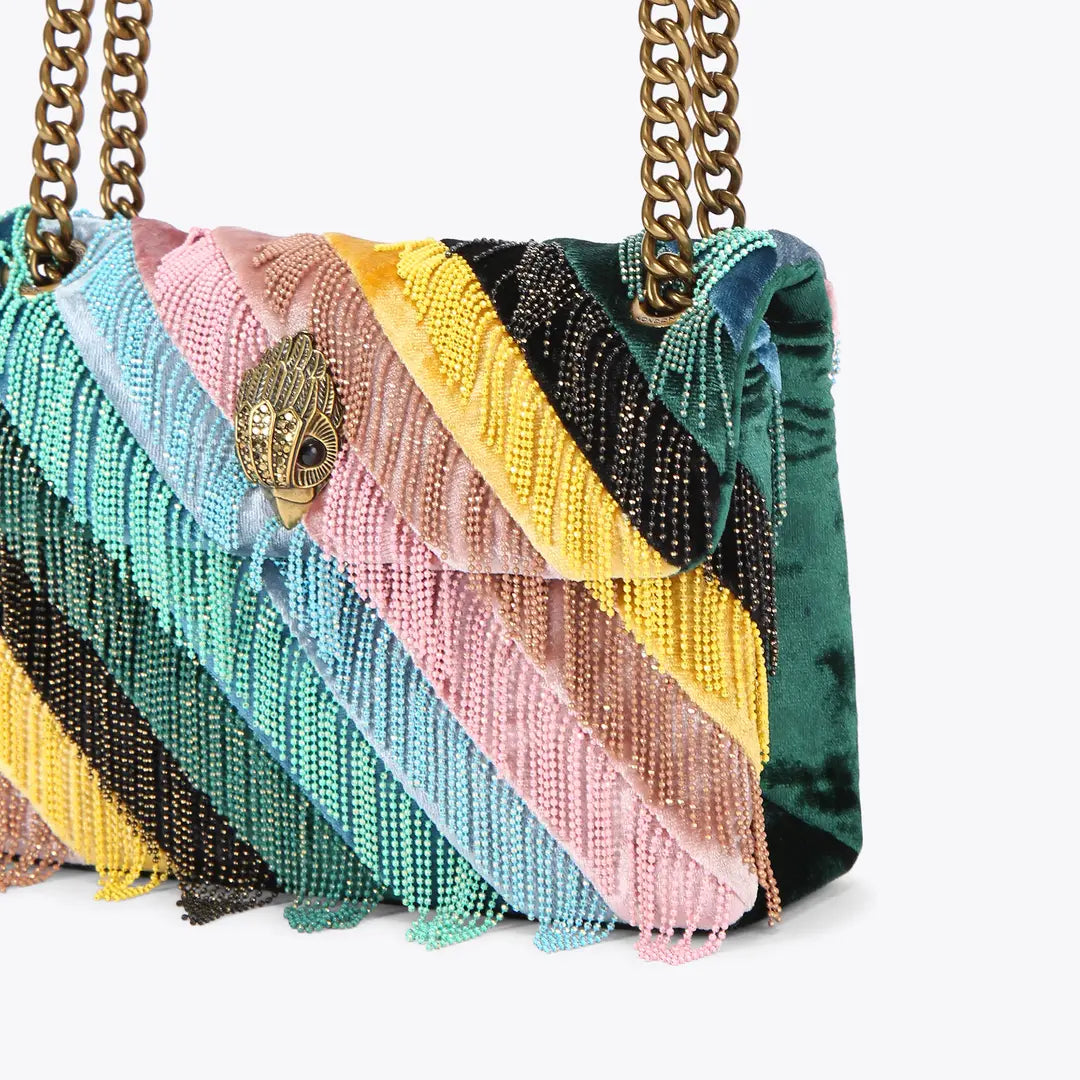 Kurt Geiger 690-MINI KENSINGTON FRINGES-OTHER-VELVET