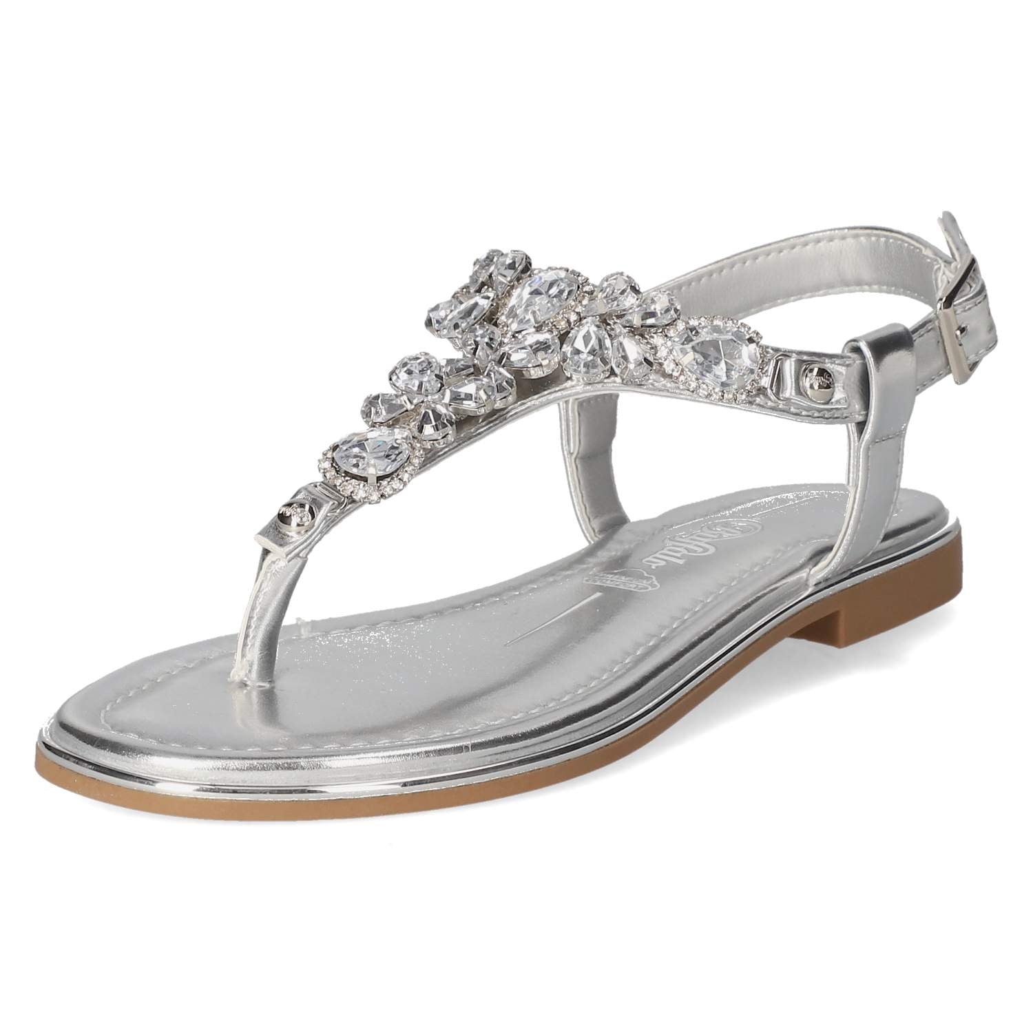Buffalo slipper Kira ice silver