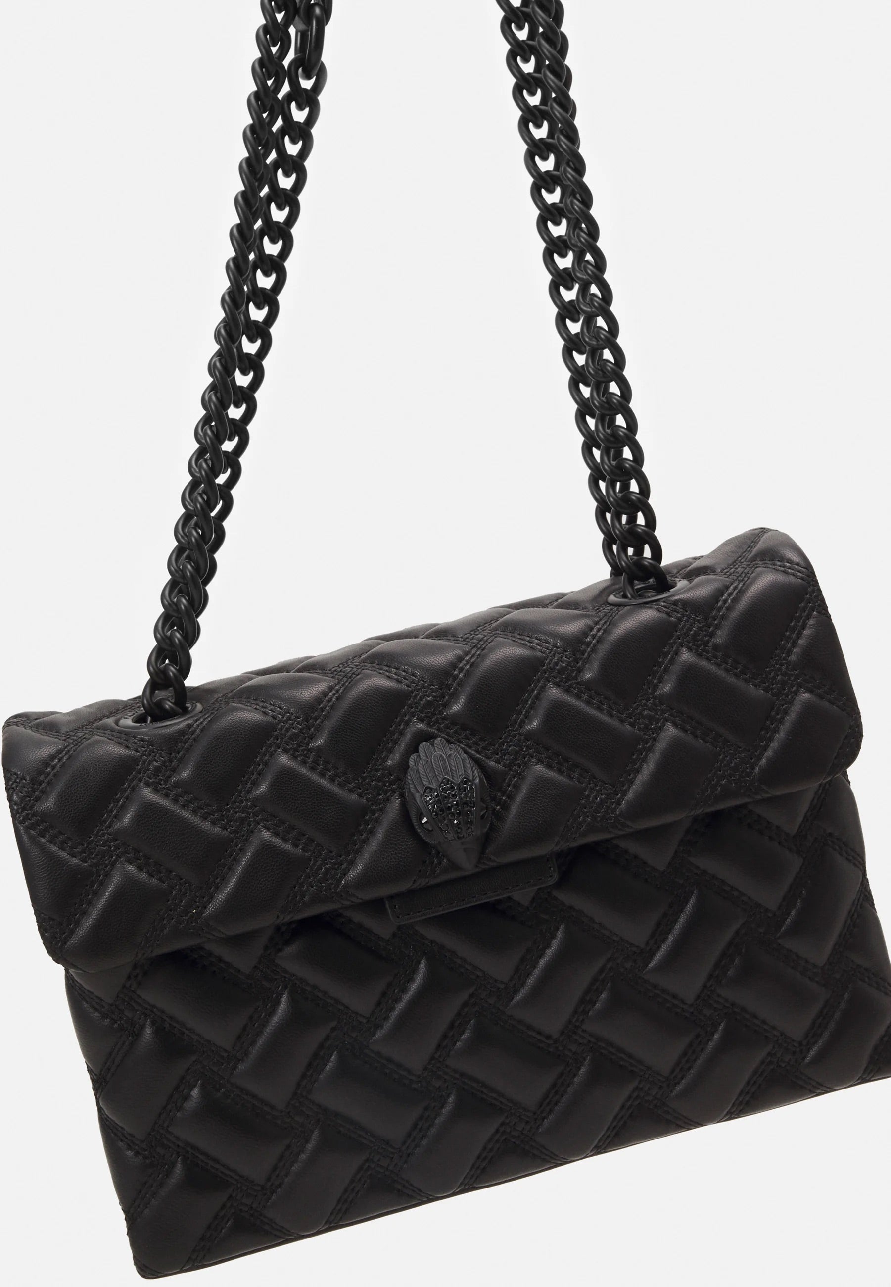 KENSINGTON BAG DRENCH-BLACK-LEATHER