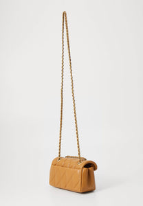 Coach quilted tabby shoulder bag 20 with chain Honye brown