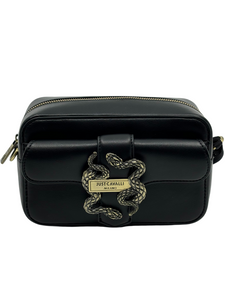 Just Cavalli CAMERA BAG bag iconic snake BLACK