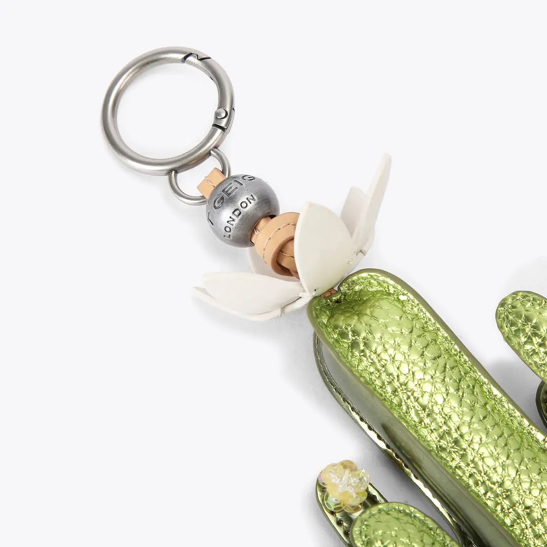 Kurt Geiger Cactus Charm Green Comb-Synthetic