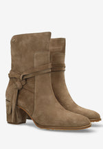 Afbeelding in Gallery-weergave laden, Fred De La Bretoniere Enkellaars Gia Stella Taupe
