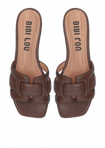 Bibi Lou Holly Flat Slipper Marron