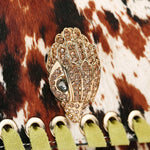 Afbeelding in Gallery-weergave laden, Kurt Geiger SM Bond Top Handle Bag Brown/Oth-Leather/Other Print
