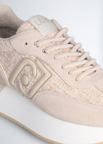 Afbeelding in Gallery-weergave laden, Liu Jo Sneaker Dreamy 02 Cow Suede/Tweed
