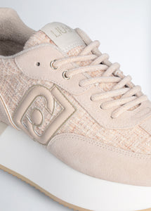 Liu Jo Sneaker Dreamy 02 Cow Suede/Tweed